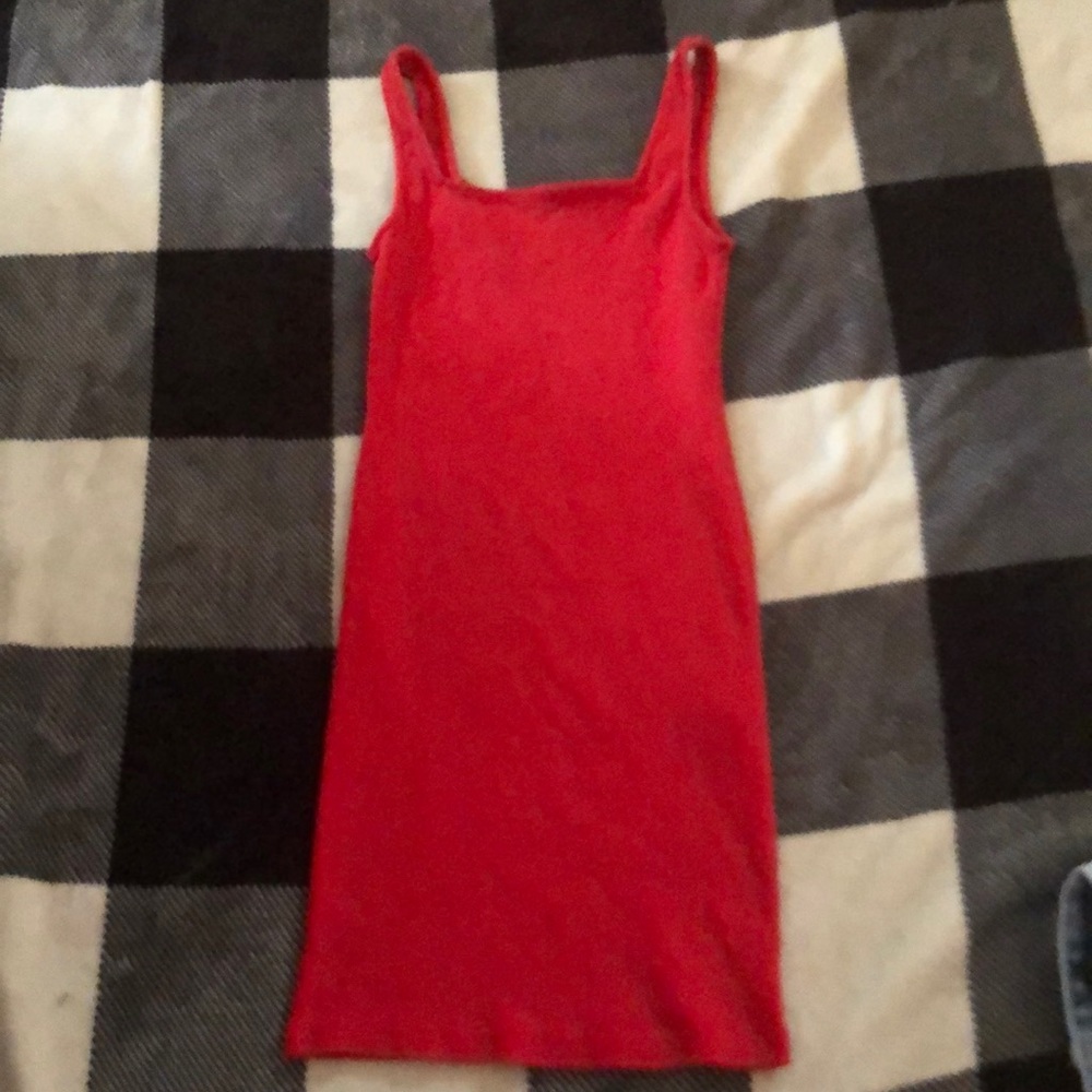 Red dress